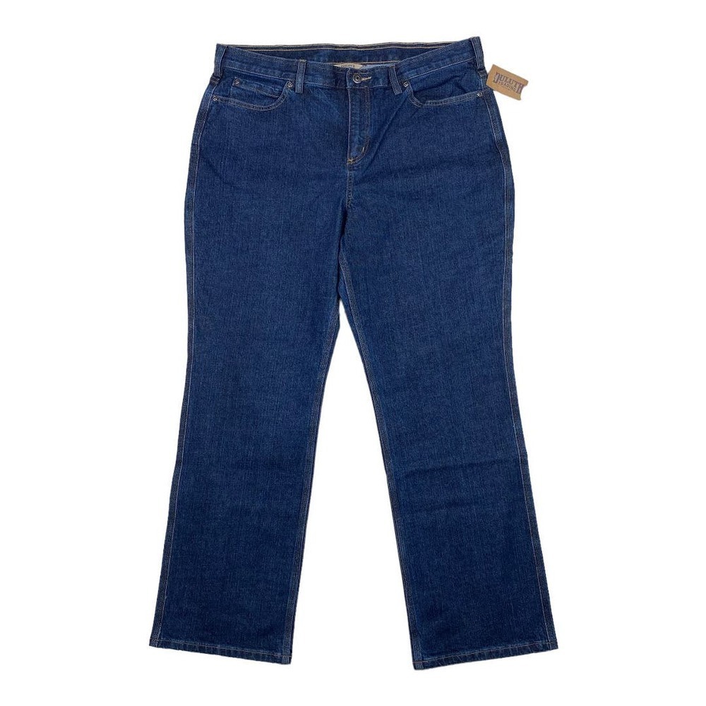NWT Duluth Trading Co. DuluthFlex Work Relaxed Fit Straight Leg Mid Rise Jean 16